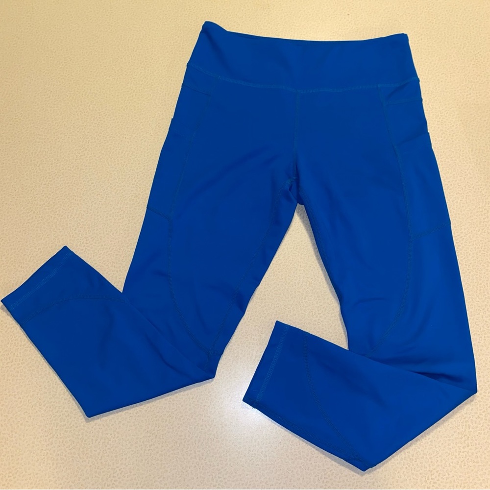 Royal Blue Pocket Light n Tight Mid-Rise 7/8 24” Size 6-8